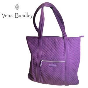 Vera Bradley‎ Gloxinia Large Purple Tote Bag
